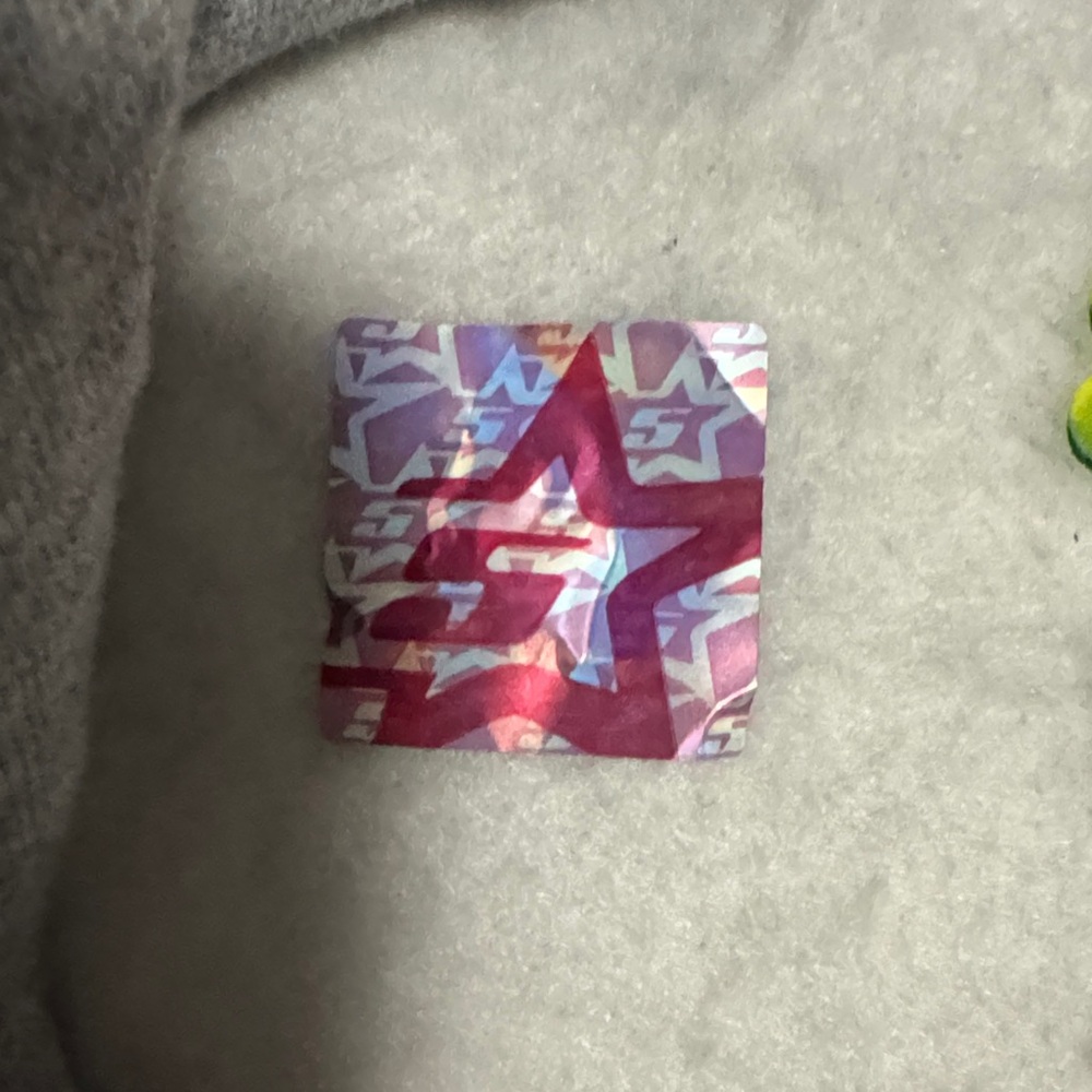 Gray Hoodie with White Star Design - Picture 7 of 9